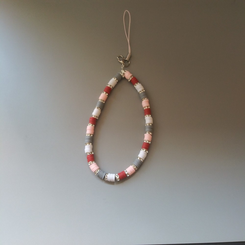 Cute Blush Candy Pop Beaded Phone Strap