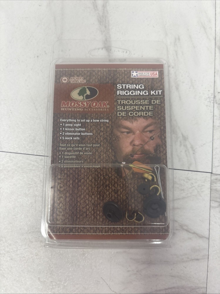 Mossy Oak String Rigging Kit! "Everything needed to set up a bowstring" Made USA