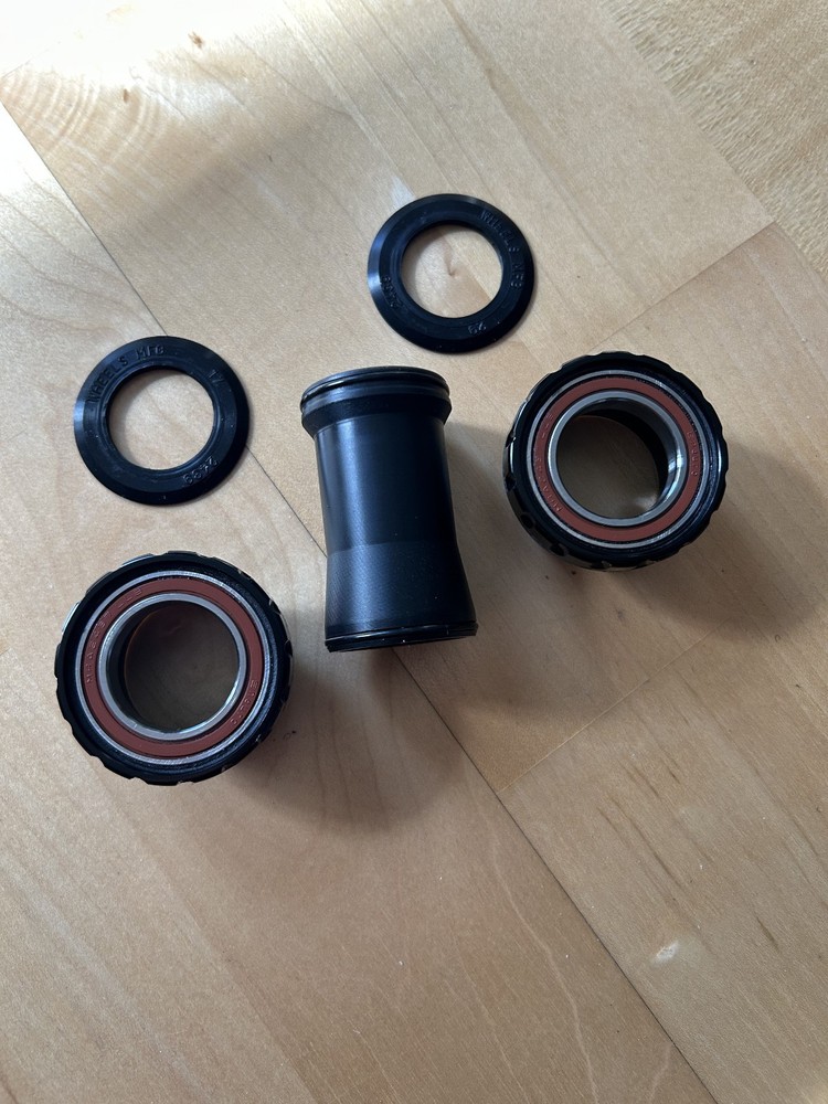 Wheels Manufacturing 68mm BSA Angular Contact Bearings 24mm Spindle low miles