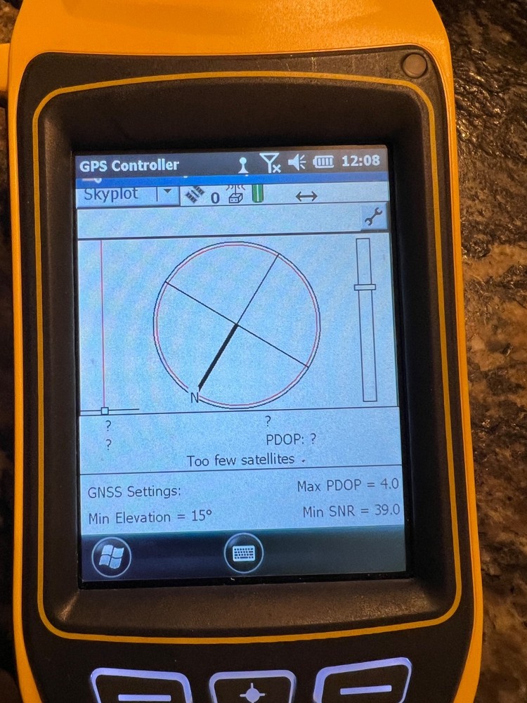 Excellent Trimble Geo 7X with rangefinder, monopole, extra battery, bracket!