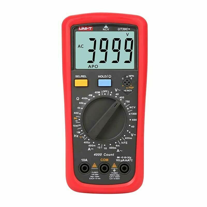 UNI-T UT39C+ Digital Multimeter ,Resistance/Capacitance,hFE ✦Kd