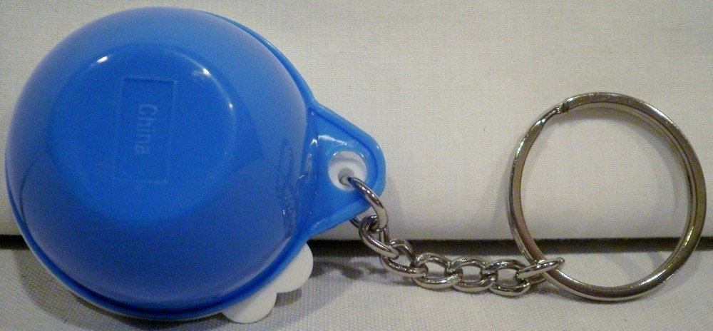 Tupperware Blue Bowl Key Chain Keychain