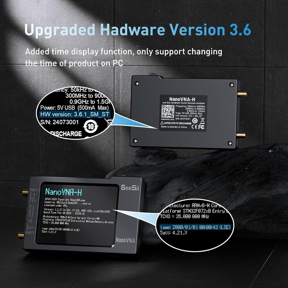 All-in-One Vector Network Analyzer with Data Storage and Touchscreen Control