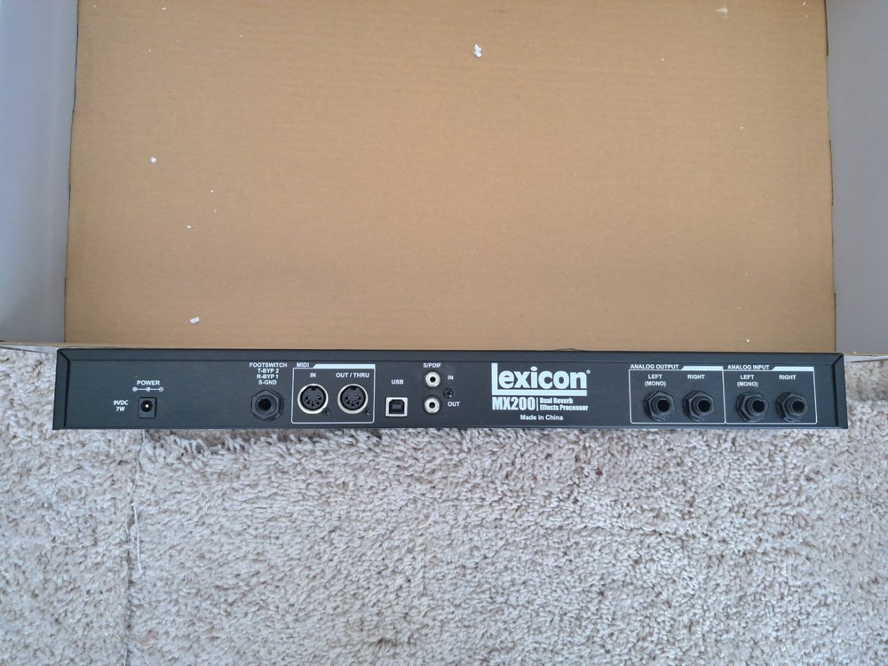 Lexicon MX200 Dual Reverb Effects Processor Rack Mount Mint