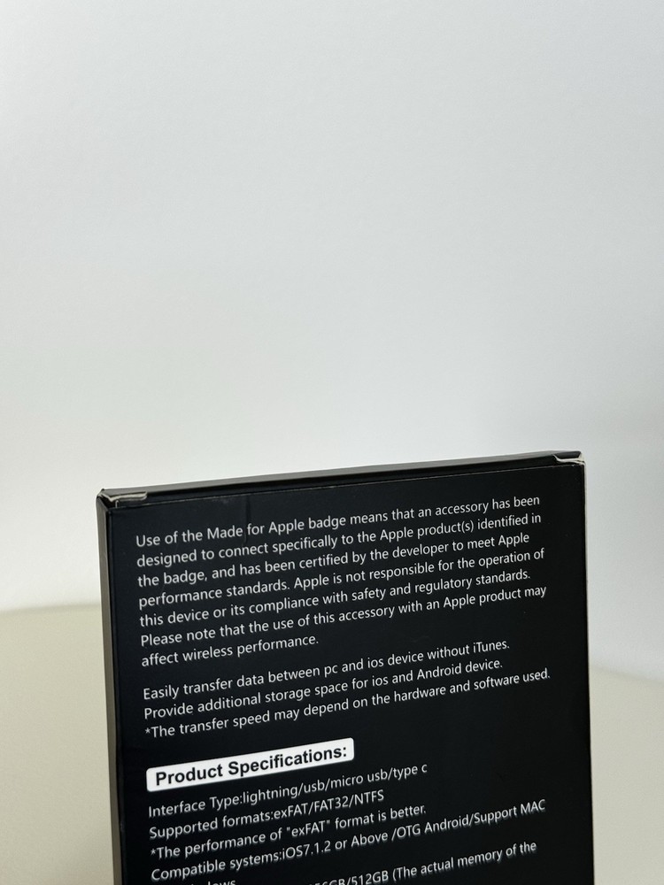 4 in 1 flash drive 256GB for Apple / iPhone / iPad/ android/ Mac / windows