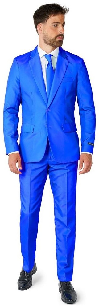 Suitmeister Men's Suits Solid Blue - Opposuits