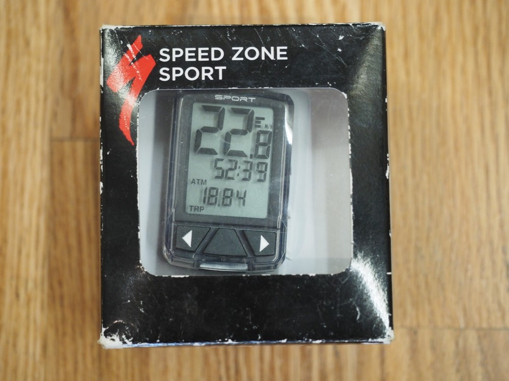 Specialized SpeedZone Sport Wired Cycling Computer - 7 Functions Black NEW