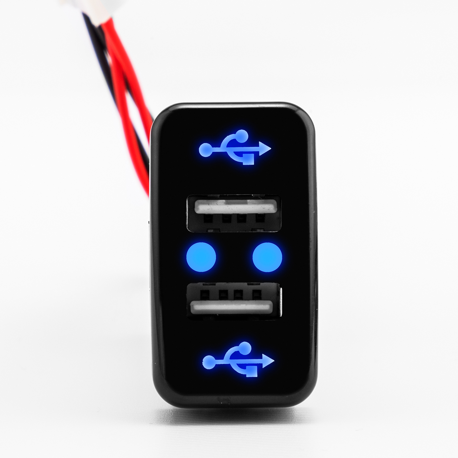 Car Charger Socket Dual 2 USB Port Charging For Toyota 4Runner 2003-2009