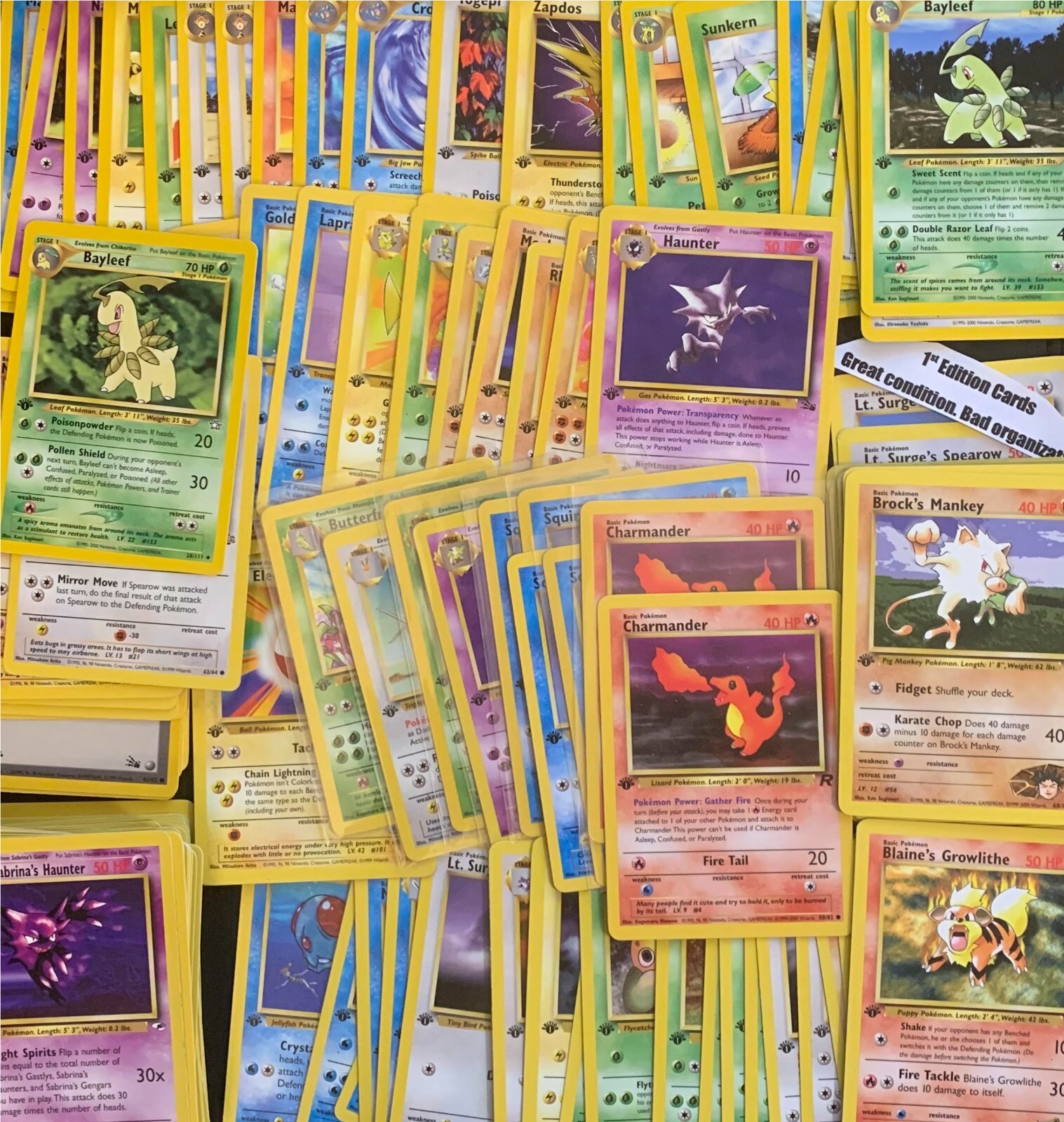 1st Edition - Old Pokemon Cards - 100% Vintage Pack - ONLY WOTC