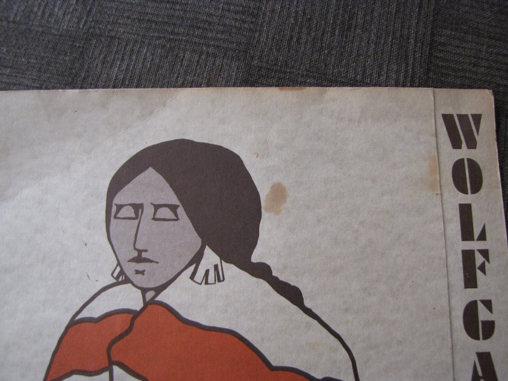 WOLFGANG'S RESTAURANT - Souvenir Folded Menu 1982