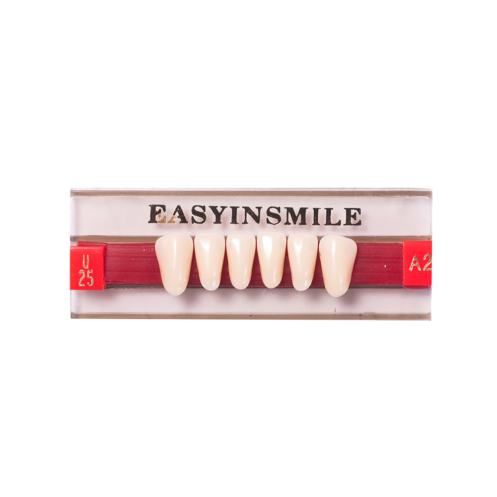 Easyinsmile Dental DIY Acrylic Resin Denture False Teeth Set/Upper/LowerA1/A2/A3