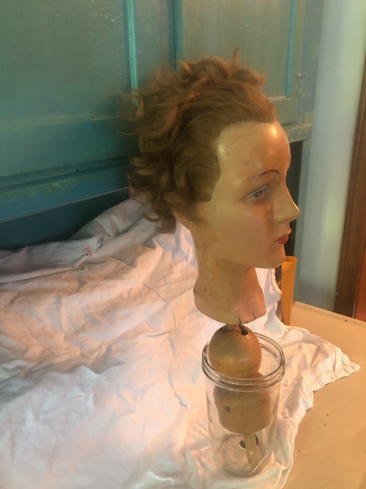 vintage german practice head