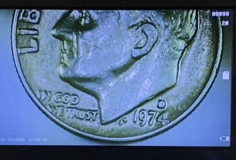 1974 D Roosevelt Dime Circulated US Coin Business Strike Uncertified