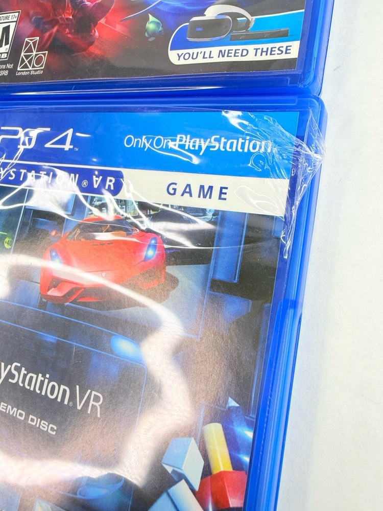 Sony PlayStation 4 PS VR Headset Bundle w/ 3 Games