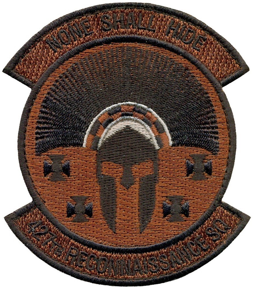 USAF 427th RECONNAISSANCE SQUADRON - PATCH - DESERT