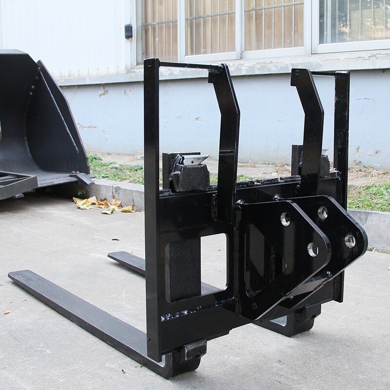 Free Shipping 40" Skid Steer Pallet Fork Quick Connect for Skid Steer Loaders