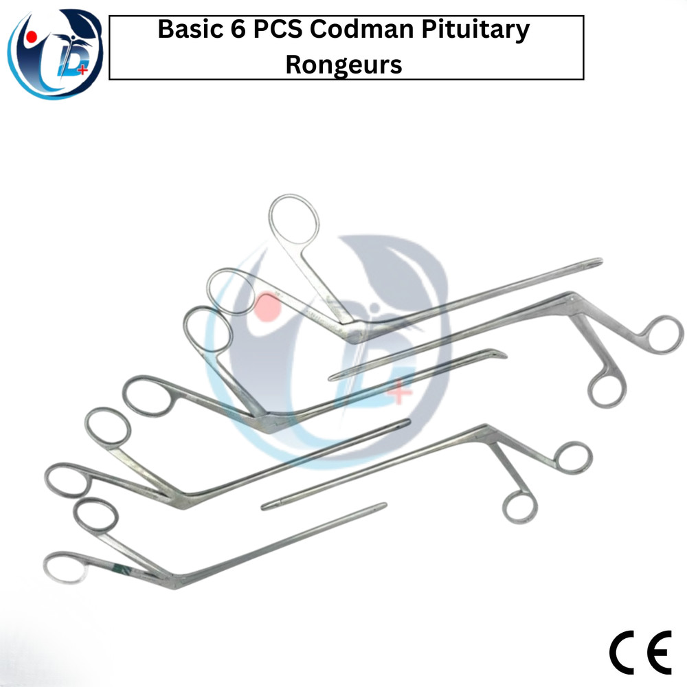 Basic 6 PCS Codman Pituitary Rongeurs surgical instruments set