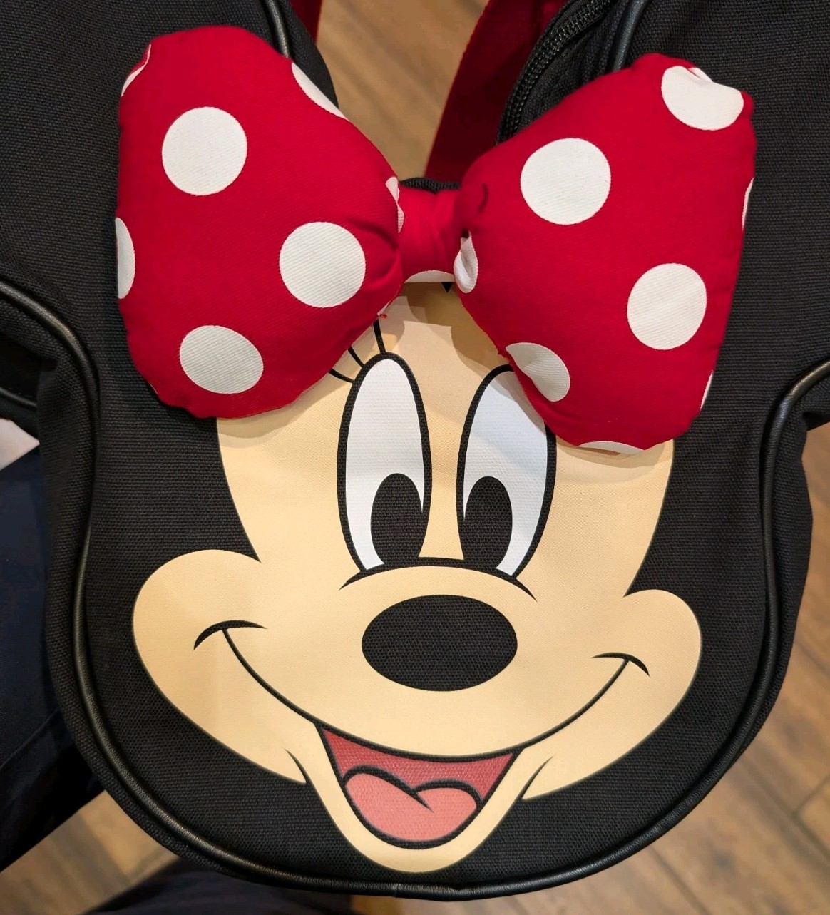 NEW WDW Disney Parks 2026 Minnie Mouse Bow Cute Mini Big Face Tote Shoulder Bag