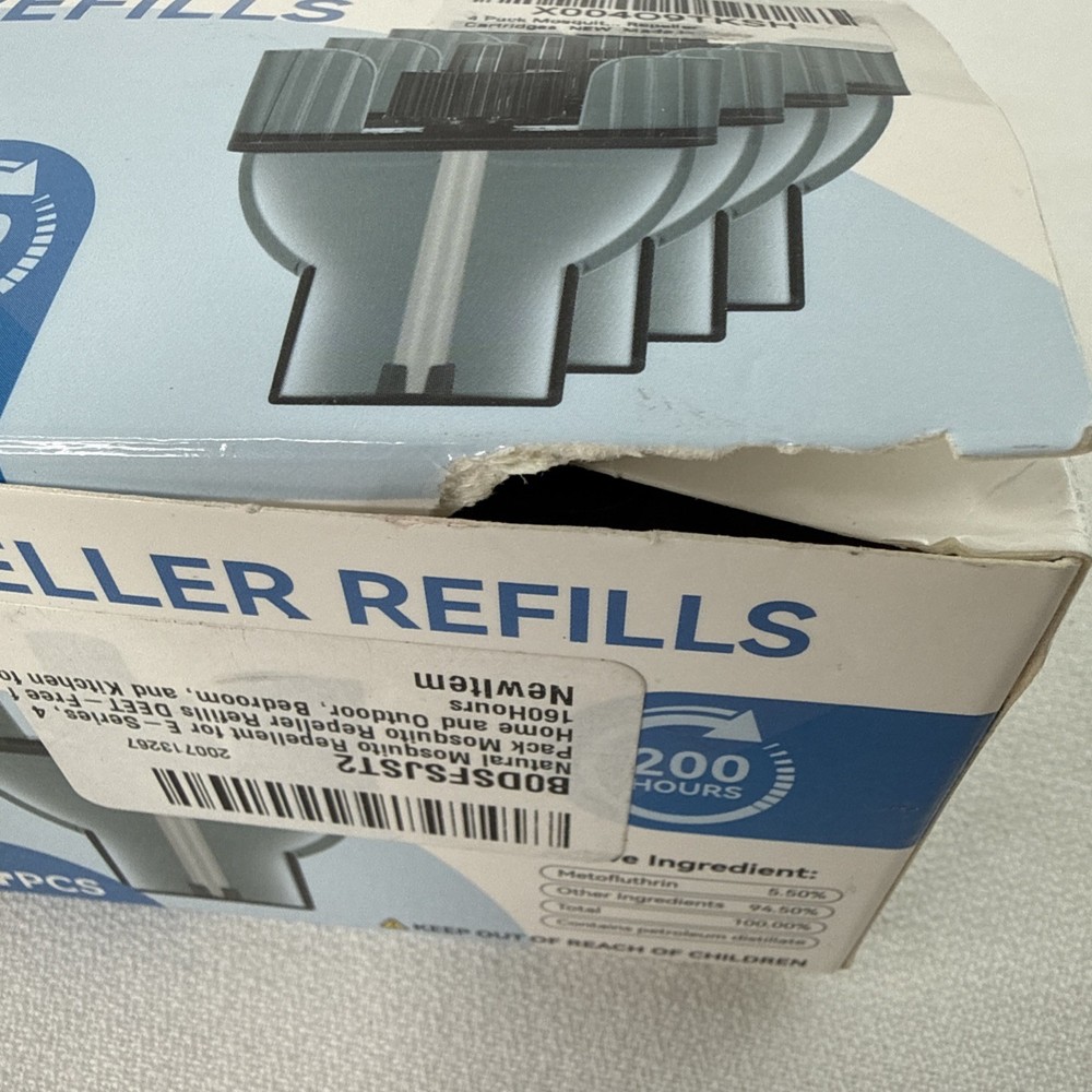 3 Pack (12 PC) Quito Repeller Refills 200 Hours.