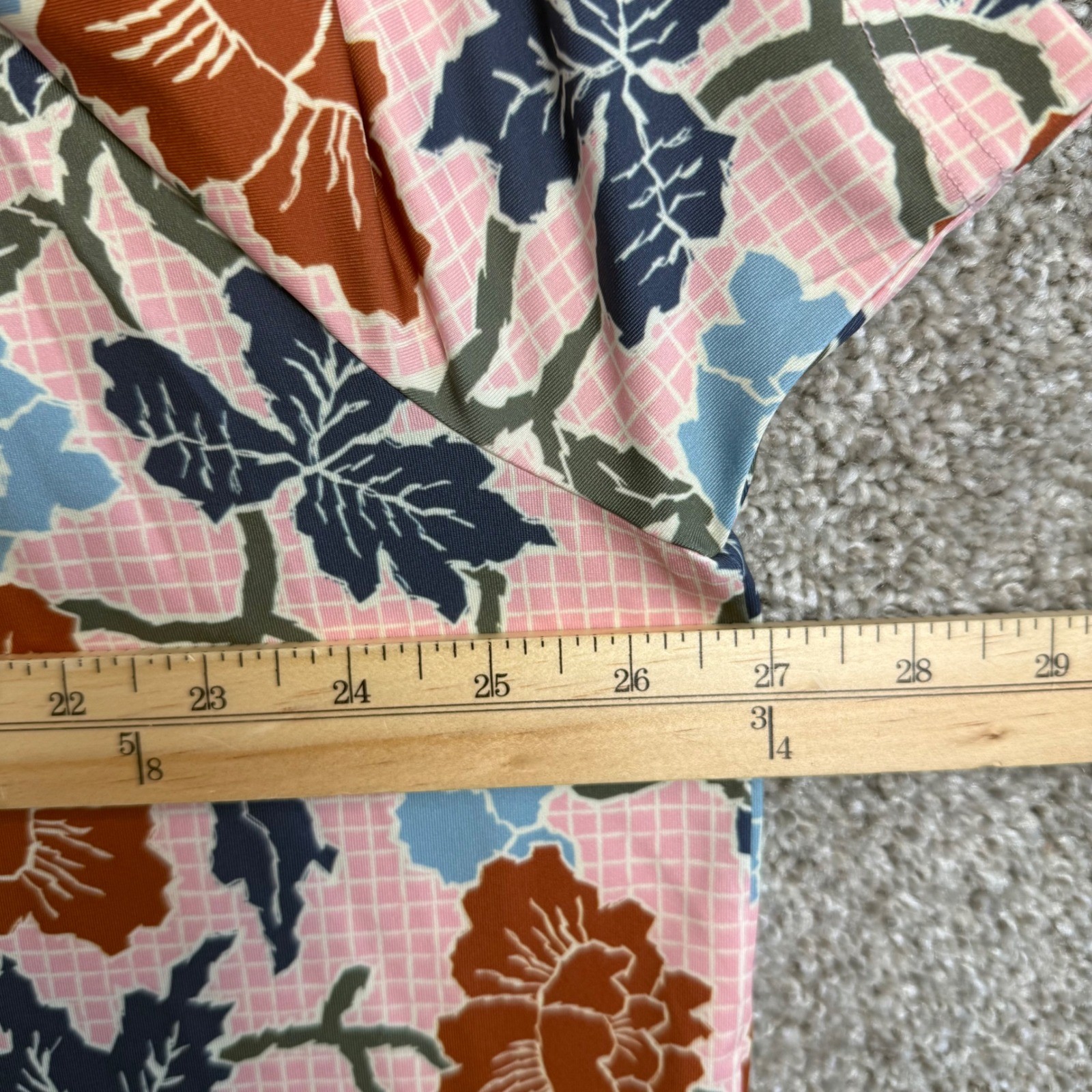 Good Good Golf Pink Canyon Polo Shirt Mens 2XL Floral Print Short Sleeve NEW