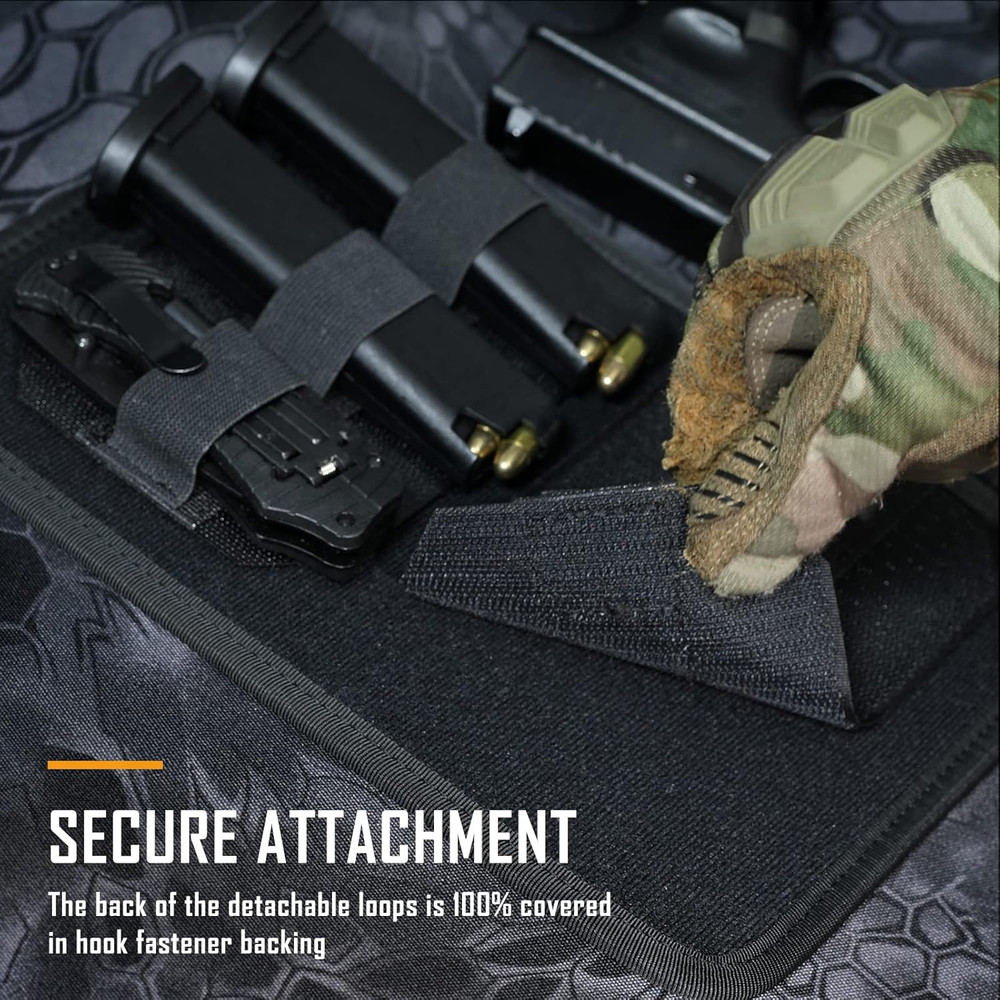 Tactical Bag Insert Elastic Holder Modular Elastic Panel Hook Organizer Pouch In