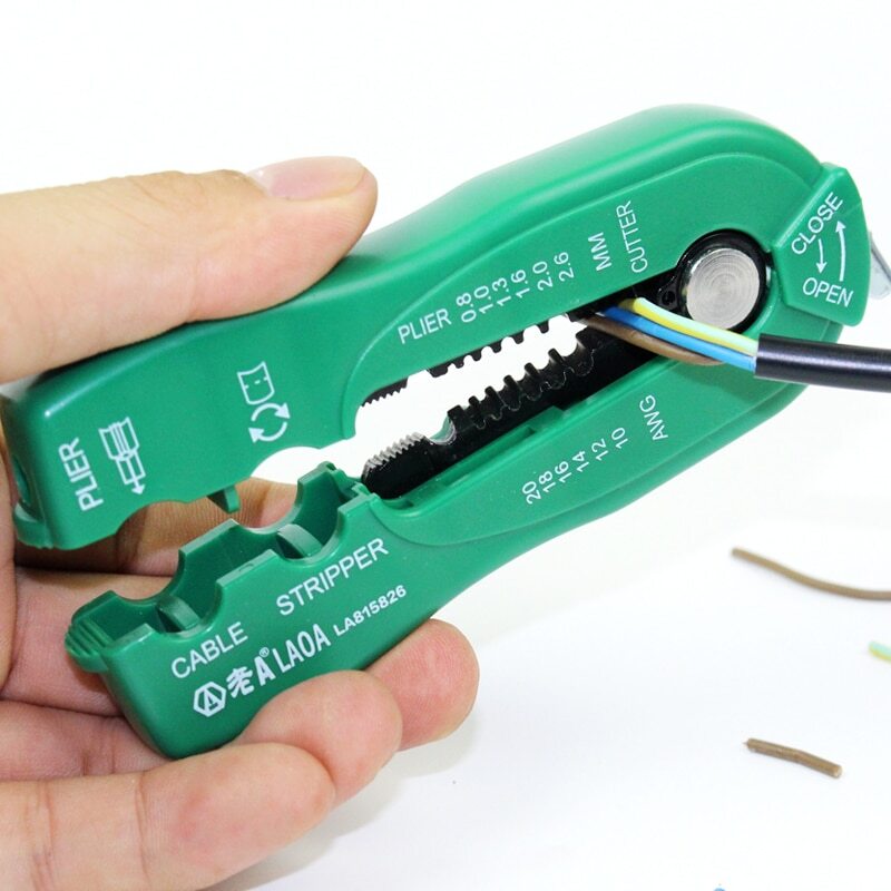 Multifunction Wire Cutter Cable Stripper Line Wire Stripping Crimp Tool