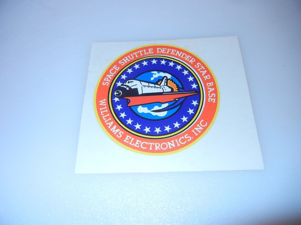 Williams Space Shuttle Pinball  Playfield Decal  - NOS