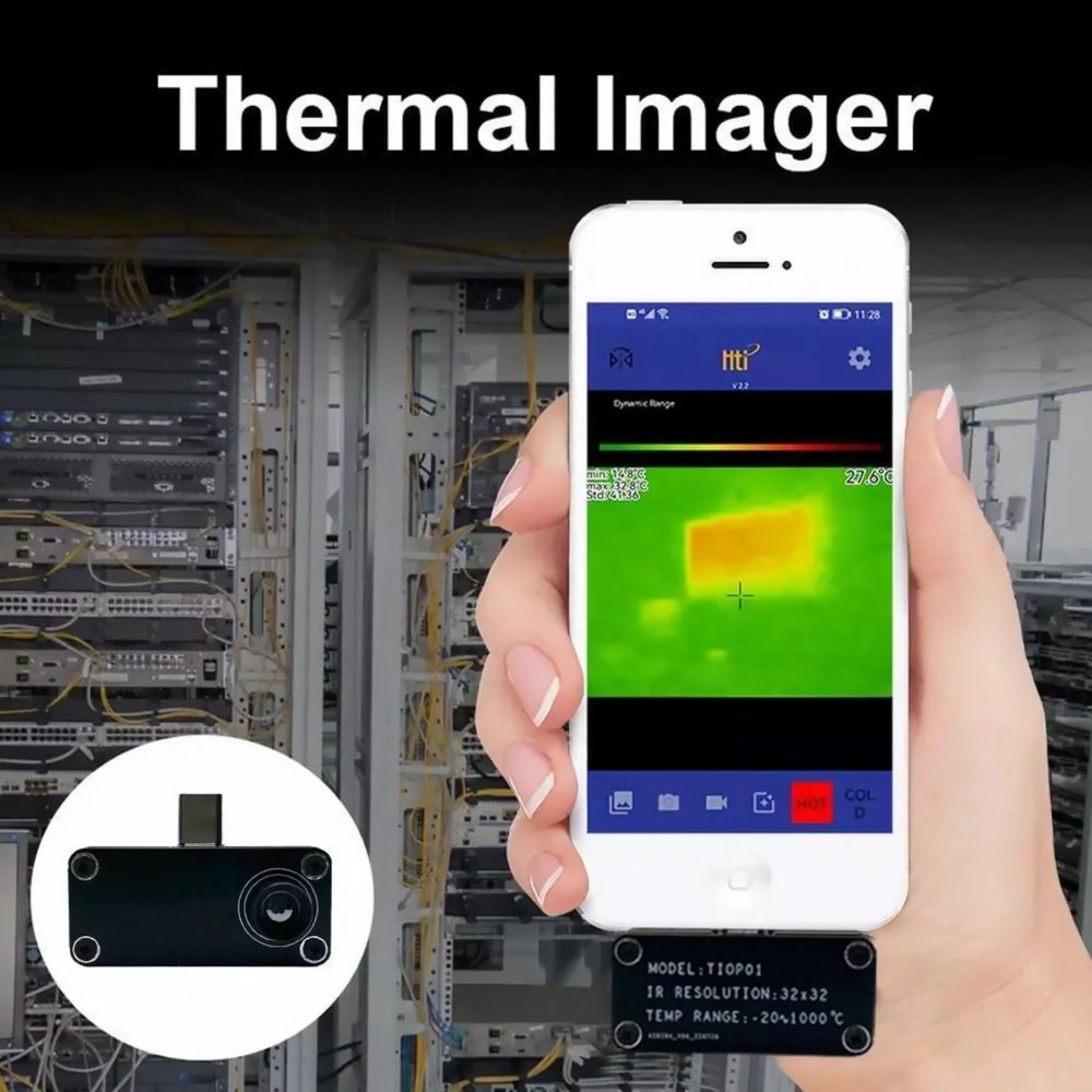 USB TypeC Thermal Imaging Camera for Android -20℃~1000℃ Tempreature Measuring