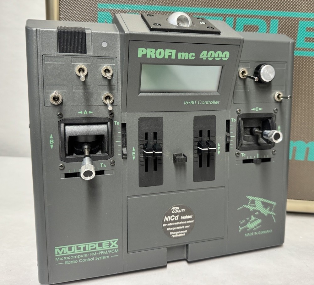 Multiplex Profi MC4000 Microcomputer FM-PPM/PCM ICOM -IC-R2 Radio Control System