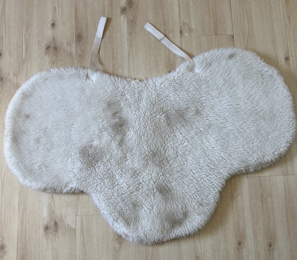 White English Saddle Pad