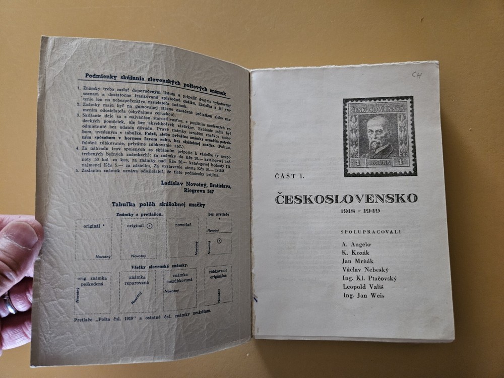 Specialni Katalog 1949: Ceskoslovensko Cechy a Morava Slovensko
