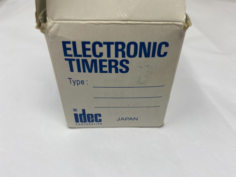 IDEC RTE-PS1 Electronic Timer 120V 50/60HZ
