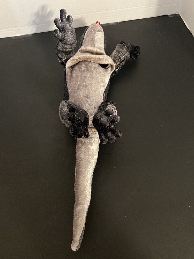 Folkmannis Black Lizard, Iguana Finger Puppet