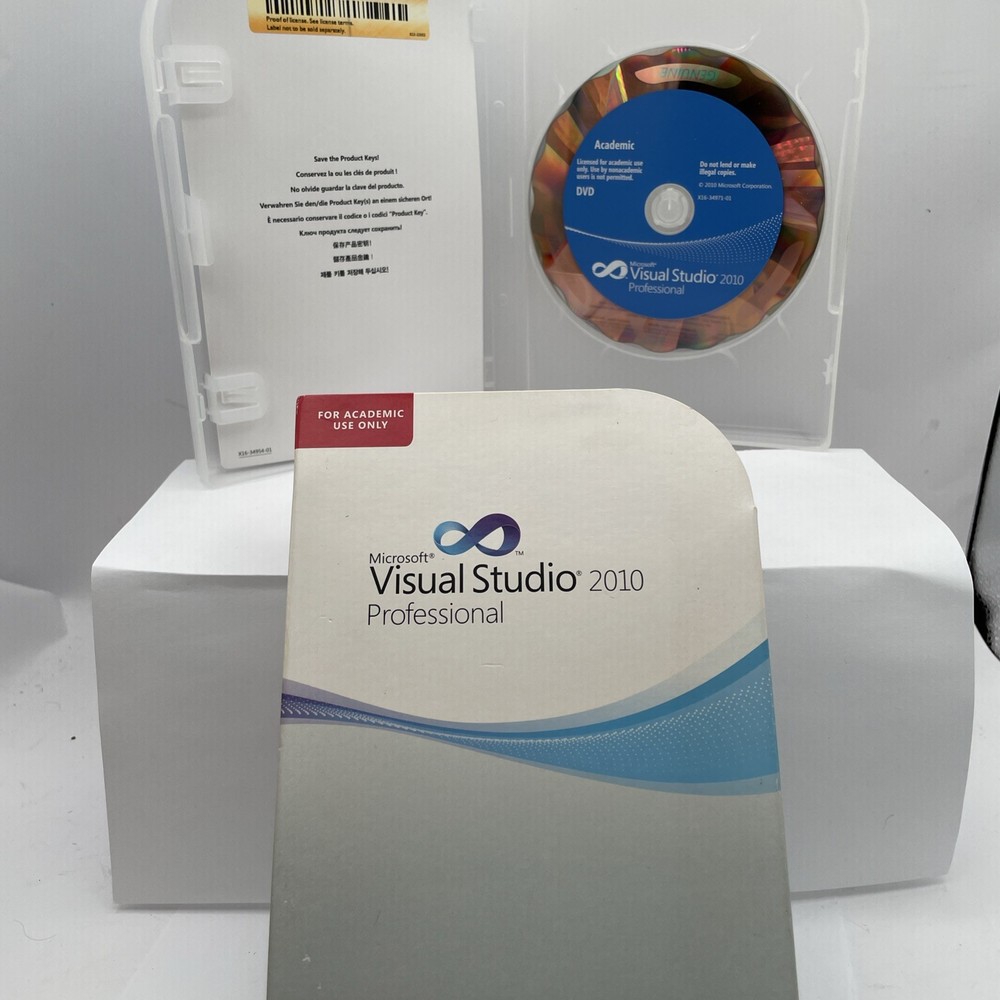 Microsoft Visual Studio 2010 Professional Academic Version Product Key &CD!