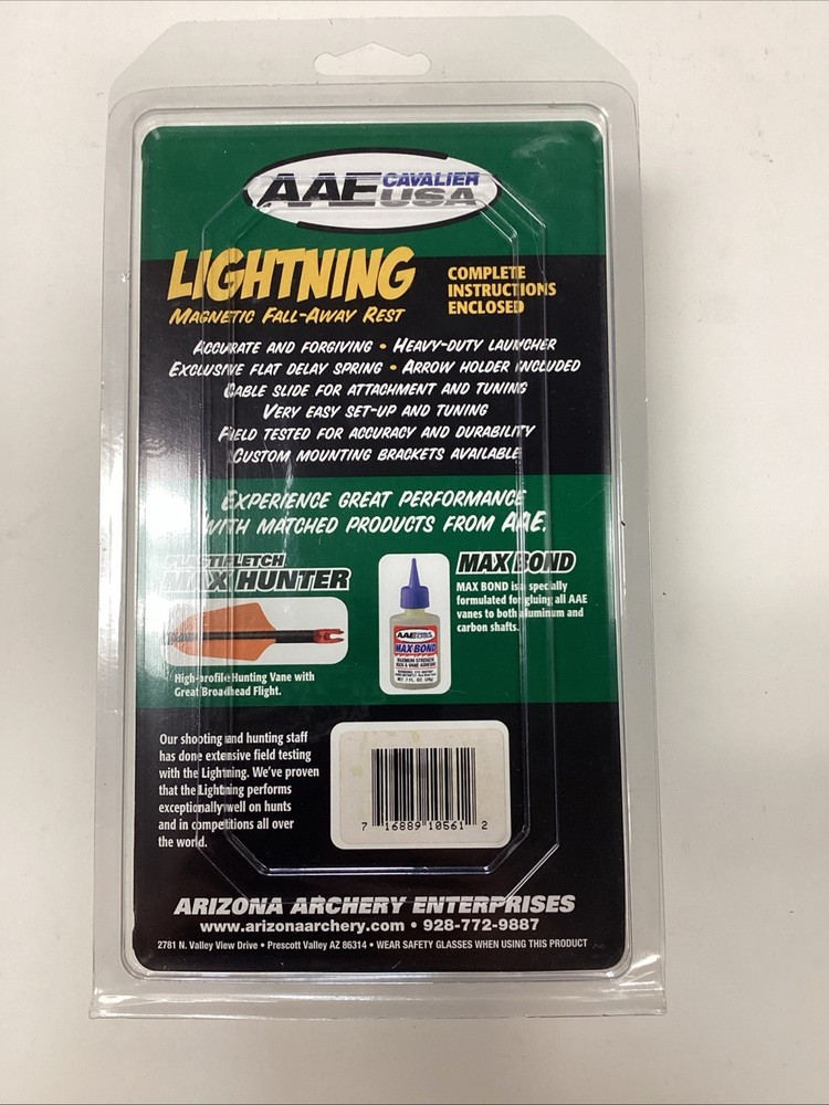 AAE lightning Magnetic Fall-Away Rest Left Hand