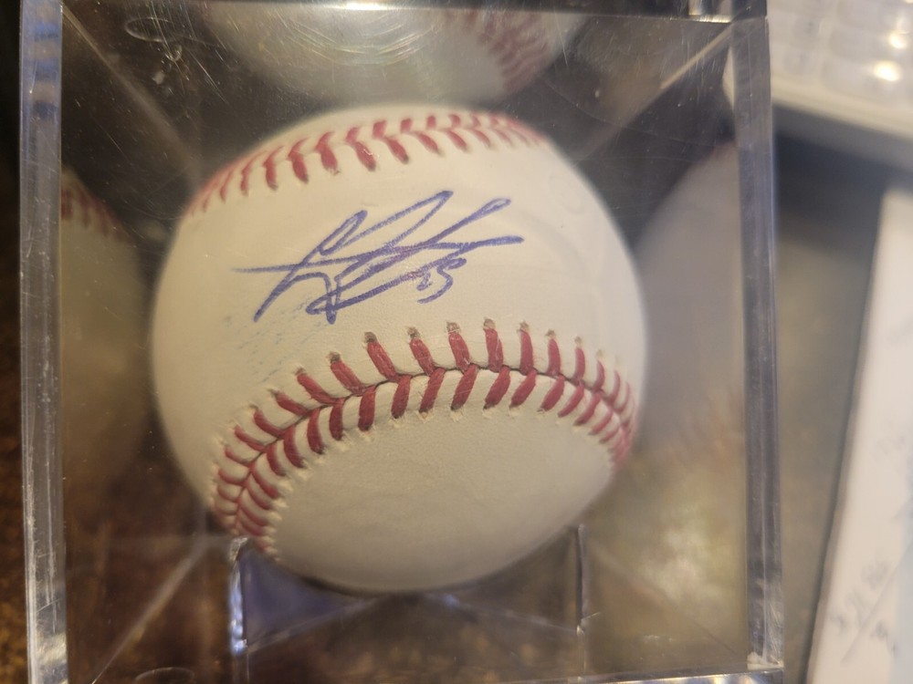 Gregory Polanco Autographed Baseball Rawlings Official MLB Onyx Authenticated