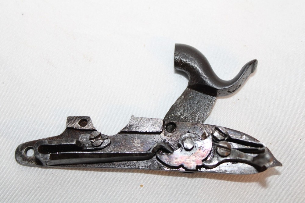 Antique Early HALL Pistol Lock Percussion Flintlock Muzzleloader Part