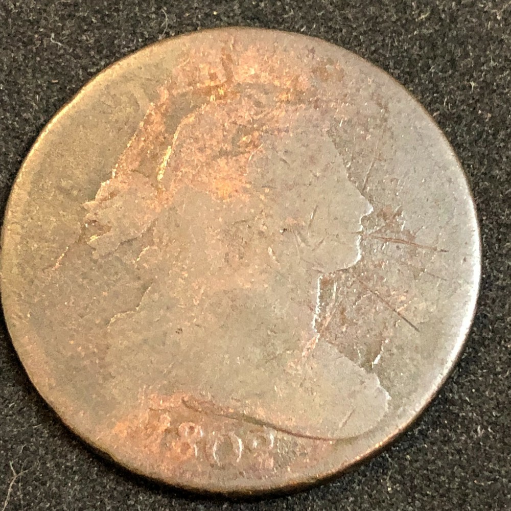 1802 LARGE CENT #71J