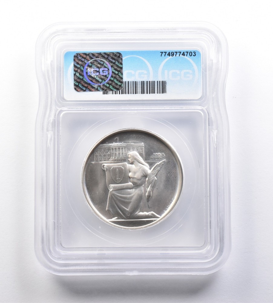 1969 So-Called Half Dollar Dwight D Eisenhower MS67 ICG *7229