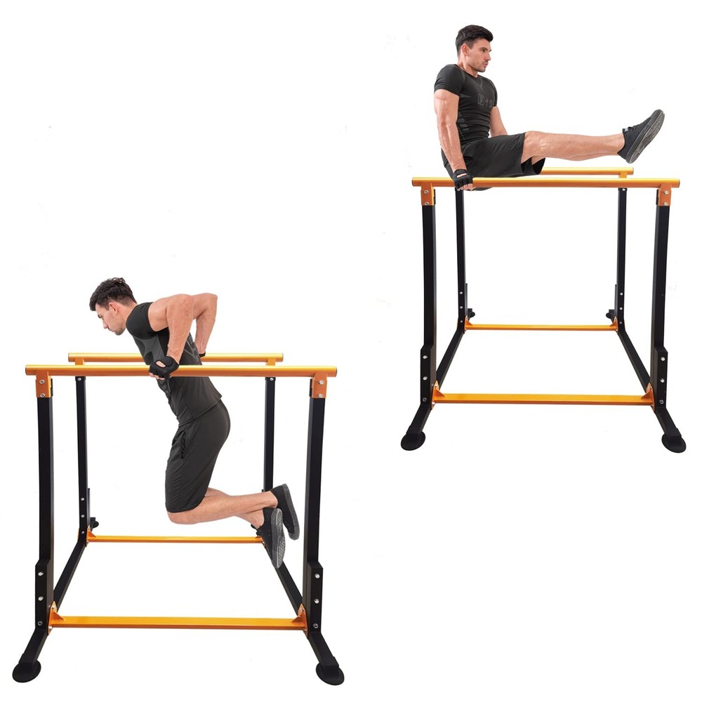 Multi-Function Dip Stands Home Gym Parallel Bars Workout Dip Station Strength...