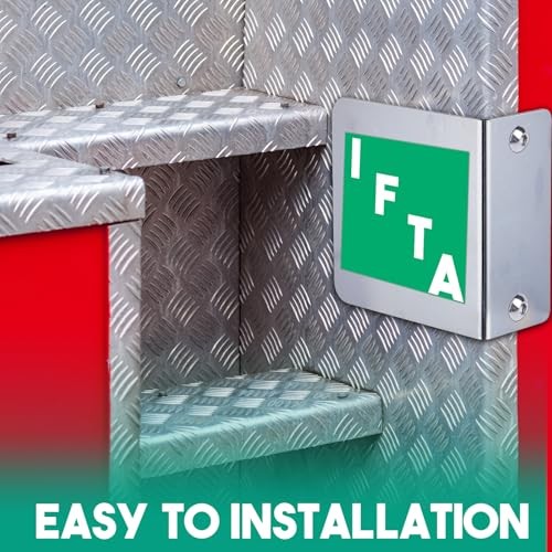 4 Pack Chrome l Bracket Universal 4" x 4" Flat Permit Panel Permit Sticker