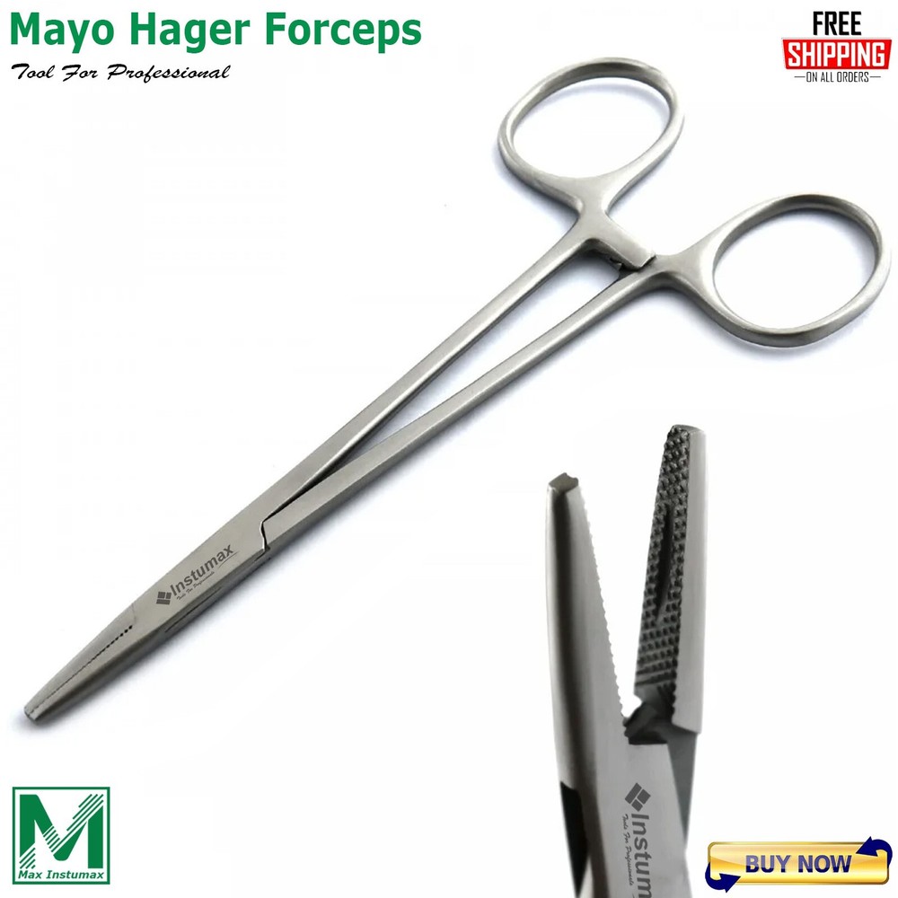 Microsurgery Instruments Noyes Spring Scissors Castroviejo Surgical Forceps 5pcs