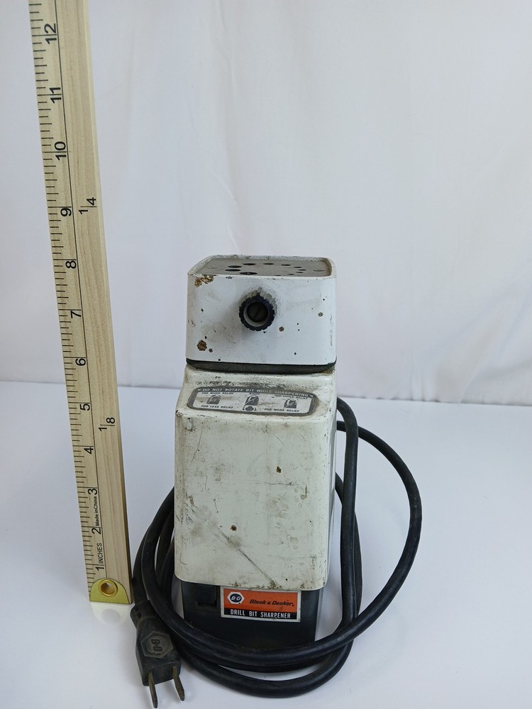 Black & Decker Drill Bit Sharpener, Vintage