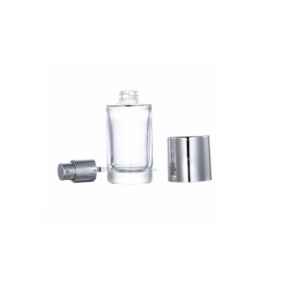 YORROR 2 Pack 20ml Glass Perfume Atomizer,Empty Refillable Mini Clear