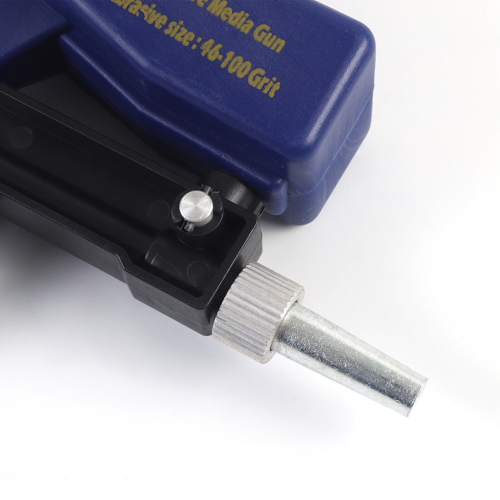 Hand Held Portable Media Spot Sand Blaster Gun Air Gravity Feed Rust Remover Kit