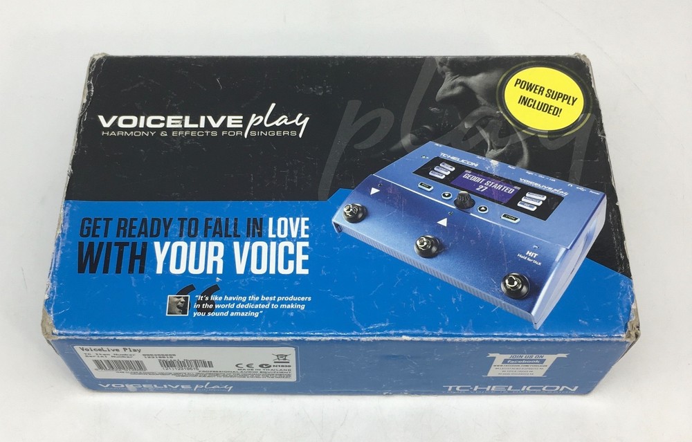 【Excellent】TC HELICON VoiceLive Play Vocal Effects Processor w/ Box & PSU Tested