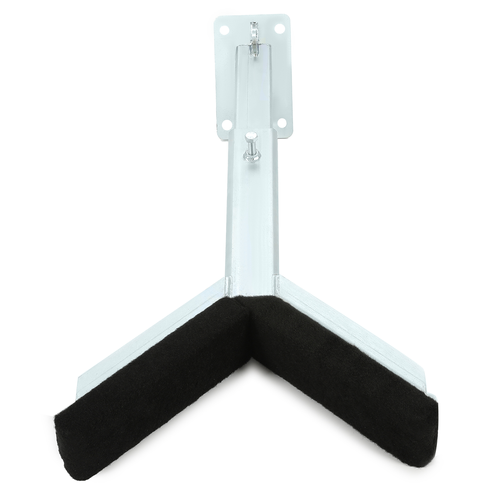 Adjustable Bow Rest Catcher Assembly For Boat Trailer Zinc-Plated Post Carpeted