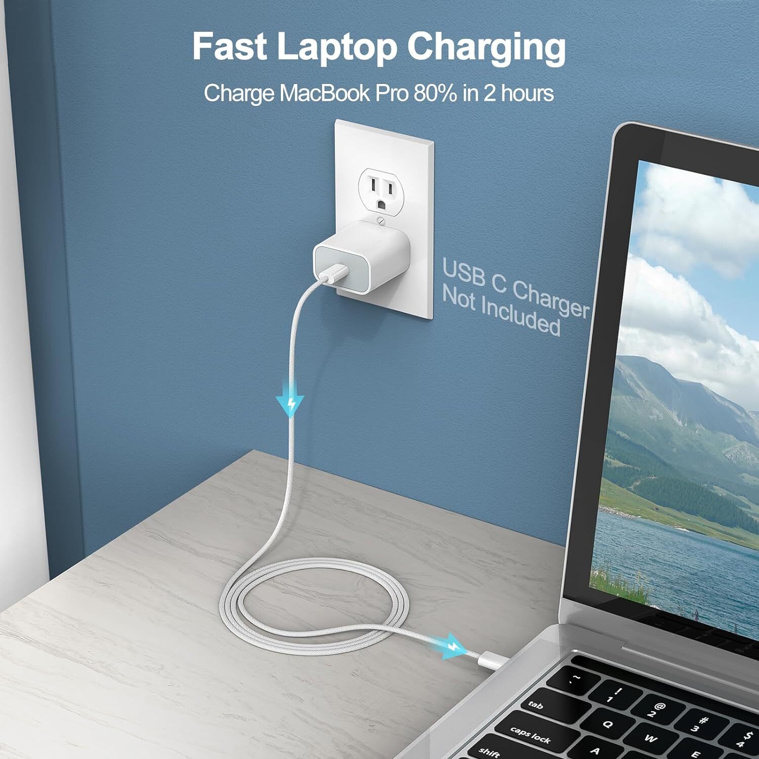 USB-C to USB-C Cable Fast Charger Lot Type C Charging Cord For iPhone 16 15 Pro