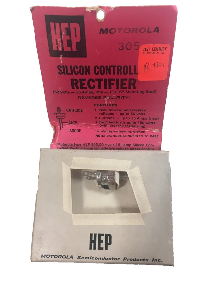 Motorola HEP 305 Silicon Controlled Rectifier