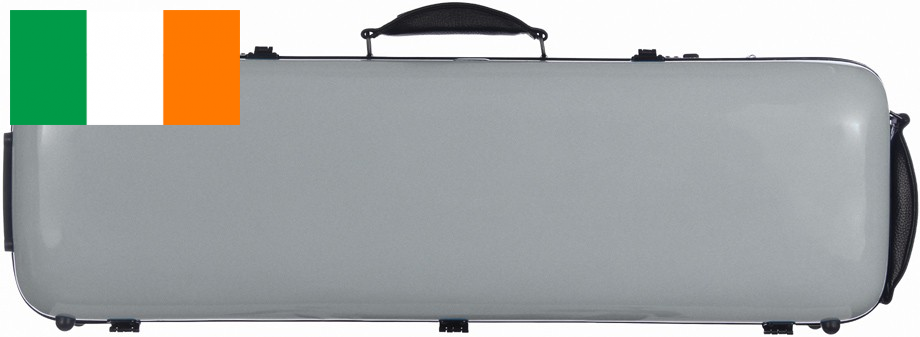 Fiberglass violin case Safe Oblong 4/4 M-case Silver